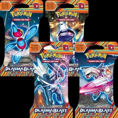 Plasma Blast Sleeved Booster Pack Art Bundle (Set of 4)