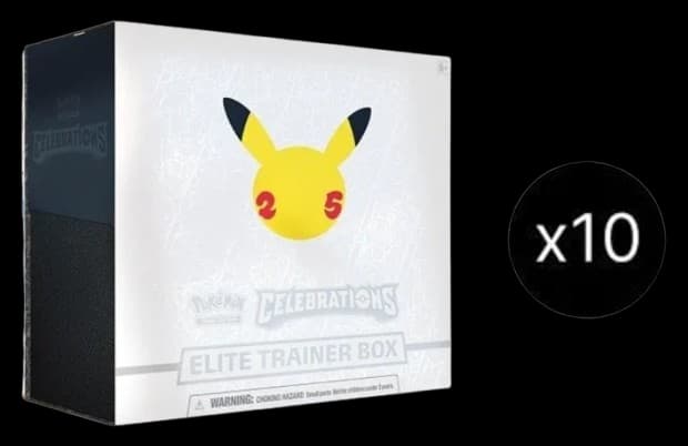 Celebrations Elite Trainer Box Case – Elite Trainer Box