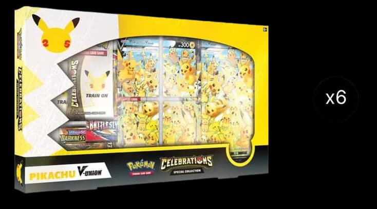 25th Anniversary Celebrations Pikachu V-Union Case, Other