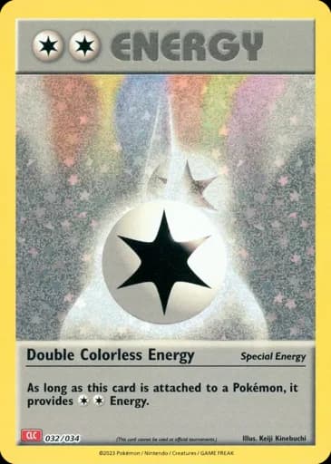 Double Colorless Energy