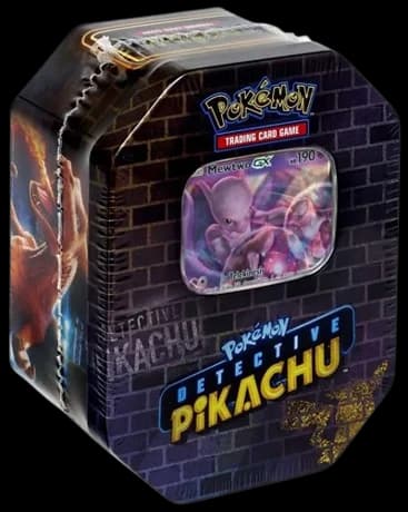 Detective Pikachu Tin - Mewtwo