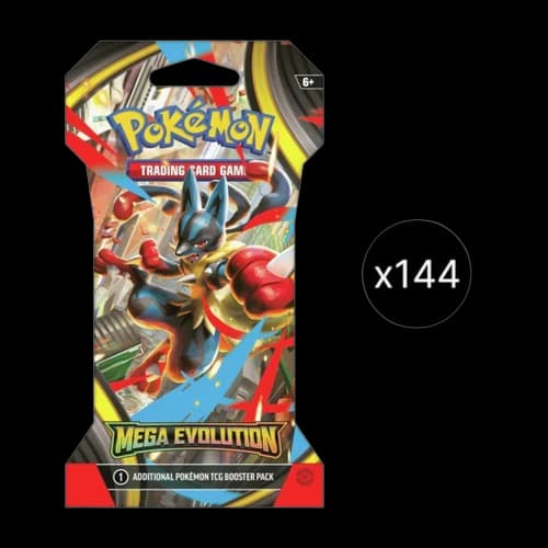 Mega Evolution Sleeved Booster Case – Booster Pack