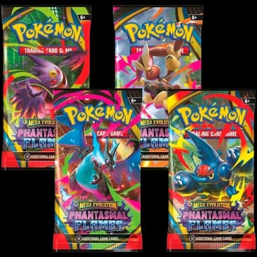 Phantasmal Flames Booster Pack Art Bundle (Set of 4)