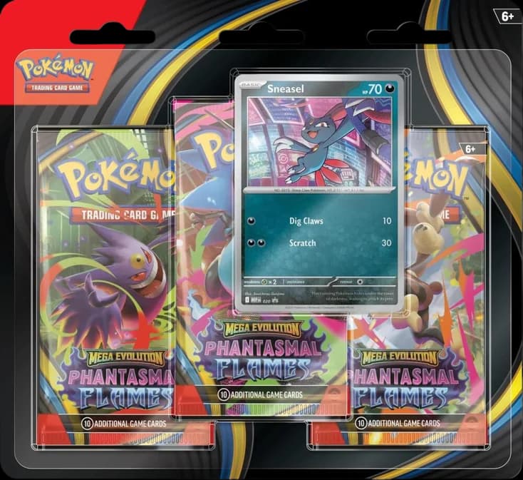 Phantasmal Flames 3-Pack Blister - Sneasel – Blister