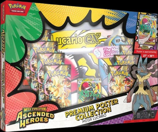 Ascended Heroes Premium Poster Collection - Mega Lucario – Collection