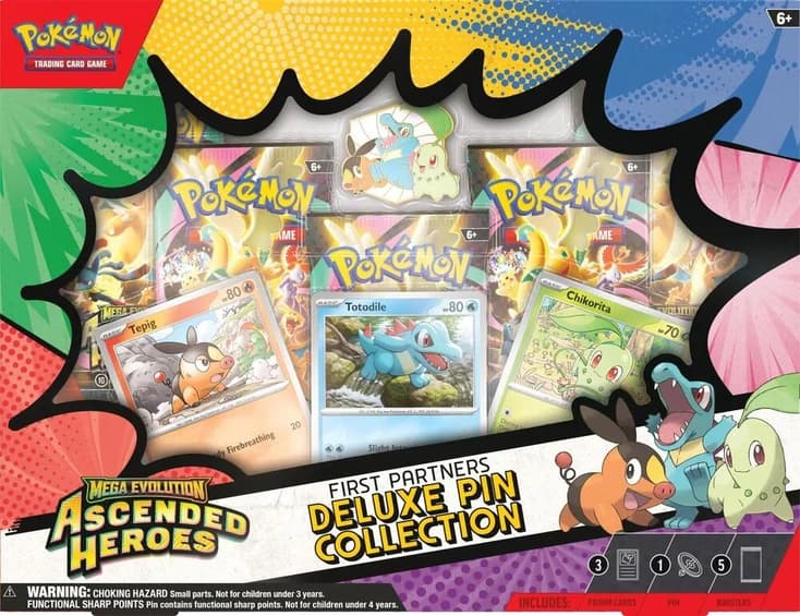 Ascended Heroes First Partners Deluxe Pin Collection – Collection
