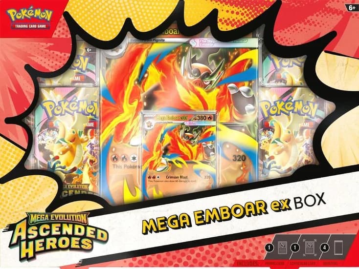 Ascended Heroes Mega Emboar ex Box – Other
