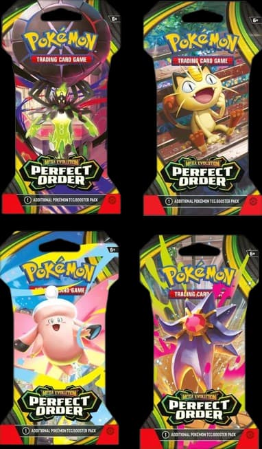 Perfect Order Sleeved Booster Pack Art Bundle (Set of 4) – Booster Pack