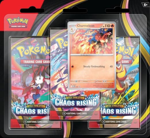 Chaos Rising 3 Pack Blister (Charmeleon) – Blister