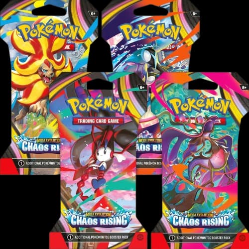 Chaos Rising Sleeved Booster Pack Art Bundle (Set of 4) – Booster Pack