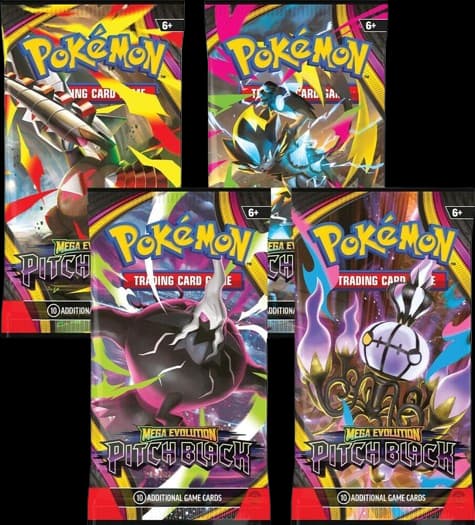 Pitch Black Booster Pack Art Bundle (Set of 4) – Booster Pack