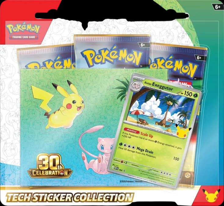 30th Celebration Tech Sticker Collection [Alolan Exeggutor]