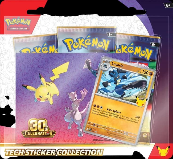 30th Celebration Tech Sticker Collection [Lucario]
