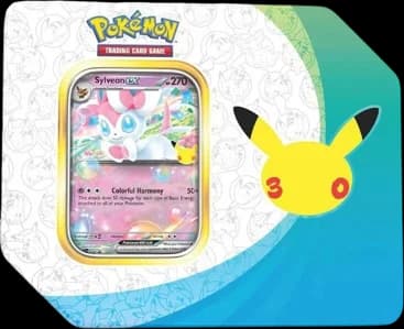 30th Celebration ex Tin [Sylveon ex] (Retail Version)