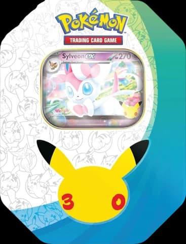 30th Celebration ex Tin [Sylveon ex] (International Version)