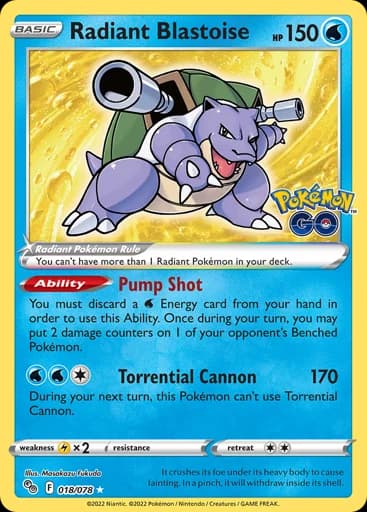 Radiant Blastoise