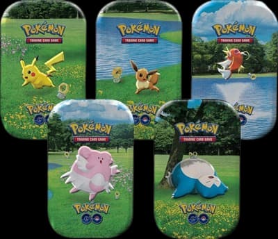 Pokemon GO Mini Tin (Set of 5) – Tin