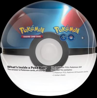 Pokemon Go Poke Ball Tin - Great Ball – Tin