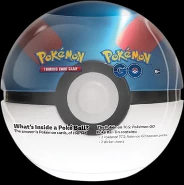 Pokemon Go Poke Ball Tin - Great Ball