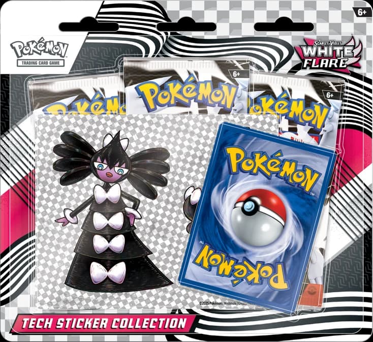 White Flare Tech Sticker Collection – Collection