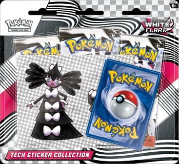 White Flare Tech Sticker Collection
