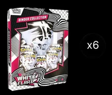 White Flare Binder Collection Case