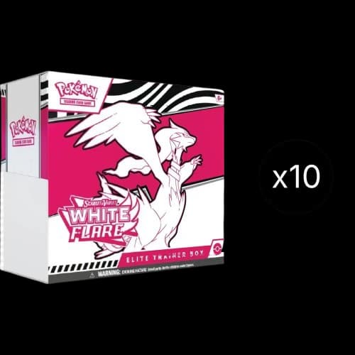 White Flare Elite Trainer Box Case – Elite Trainer Box