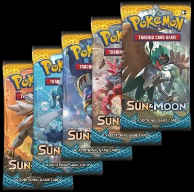 Sun & Moon Booster Pack Art Bundle (Set of 5) – Booster Pack