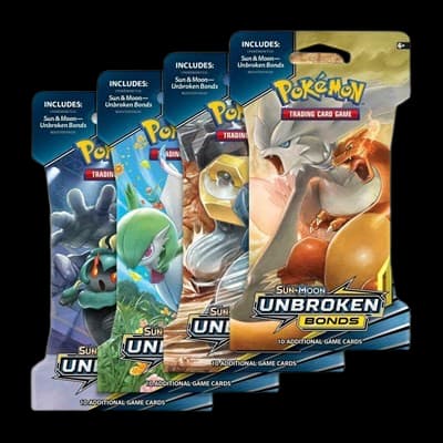 Unbroken Bonds Sleeved Booster Pack Art Bundle (Set of 4) – Booster Pack