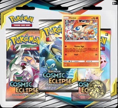 Cosmic Eclipse 3-Pack Blister - Victini – Blister