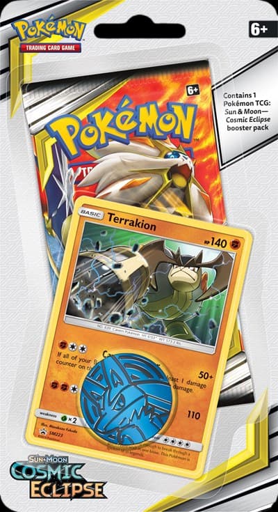 Cosmic Eclipse Single Pack Blister - Terrakion – Blister