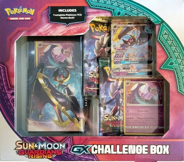 Guardians Rising Lunala GX Challenge Box, Collection