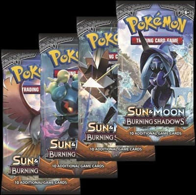 Burning Shadows Booster Pack Art Bundle (Set of 4) – Booster Pack