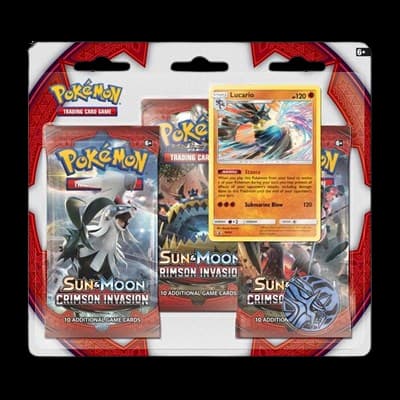 Crimson Invasion 3-Pack Blister - Lucario – Blister