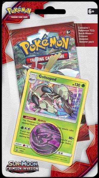 Crimson Invasion Single Pack Blister - Golisopod – Blister