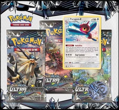 Ultra Prism 3-Pack Blister - Porygon-Z – Blister