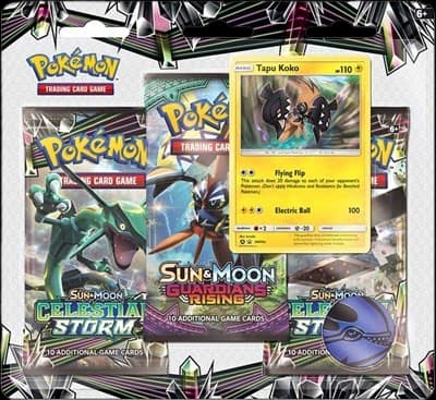 Celestial Storm 3-Pack Booster Blister - Tapu Koko – Blister