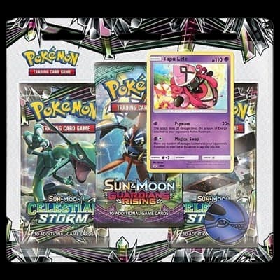 Celestial Storm 3-Pack Booster Blister - Tapu Lele