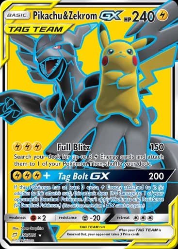Pikachu & Zekrom GX