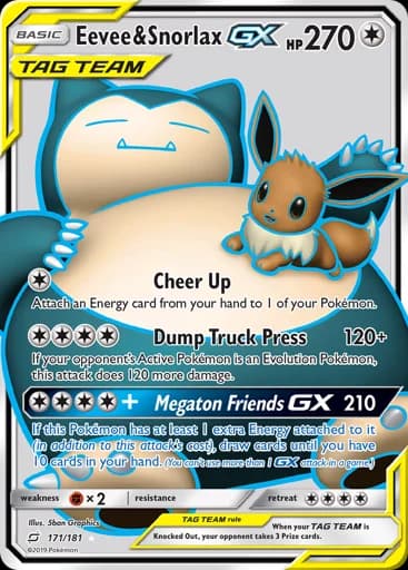 Eevee & Snorlax GX