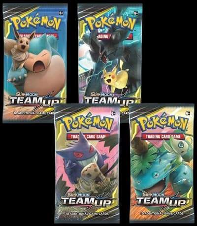 Team Up Booster Pack Art Bundle (Set of 4) – Booster Pack