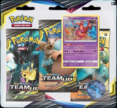 Team Up 3-Pack Blister - Deoxys