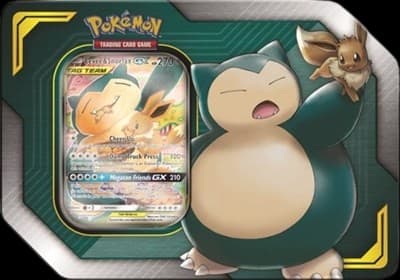Team Up TAG TEAM Tin - Eevee & Snorlax GX – Tin
