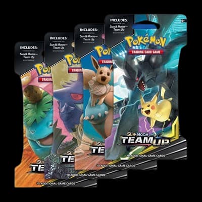 Team Up Sleeved Booster Pack Art Bundle (Set of 4) – Booster Pack