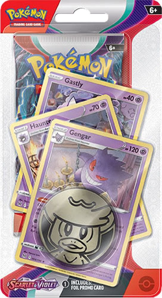 Scarlet & Violet Premium Checklane Blister - Gengar – Blister