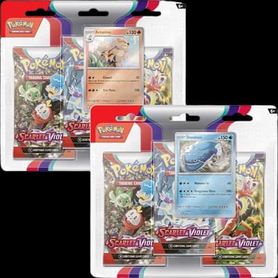 Scarlet & Violet 3-Pack Blister (Set of 2) – Blister