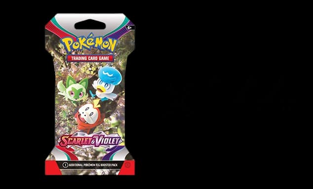 Scarlet & Violet Sleeved Booster Case – Booster Pack