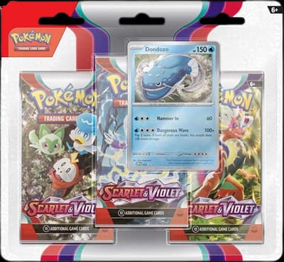 Scarlet & Violet 3-Pack Blister - Dondozo – Blister