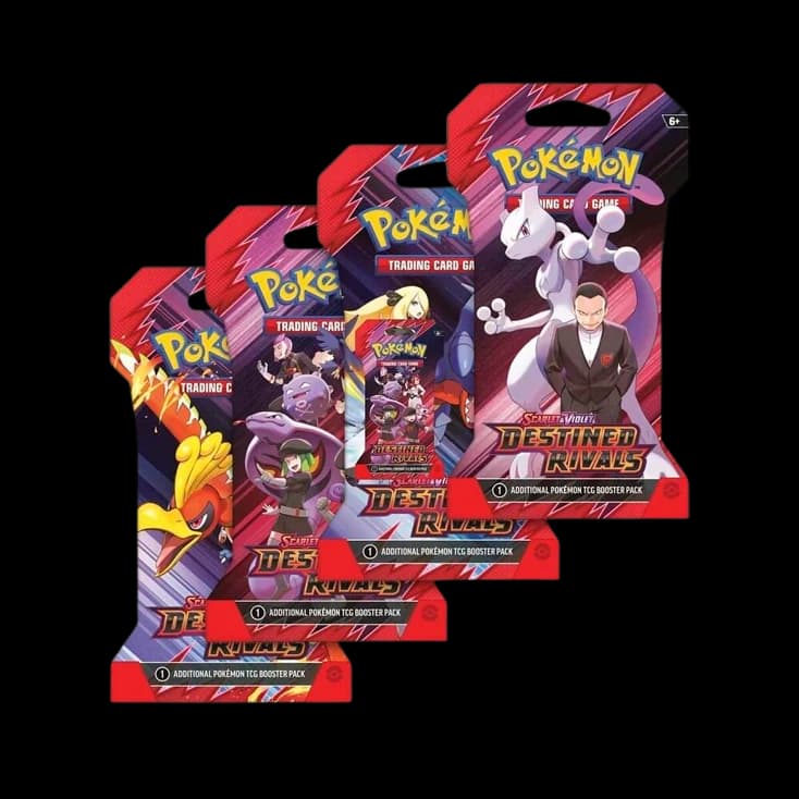 Destined Rivals Sleeved Booster Pack Art Bundle (Set of 4) – Booster Pack