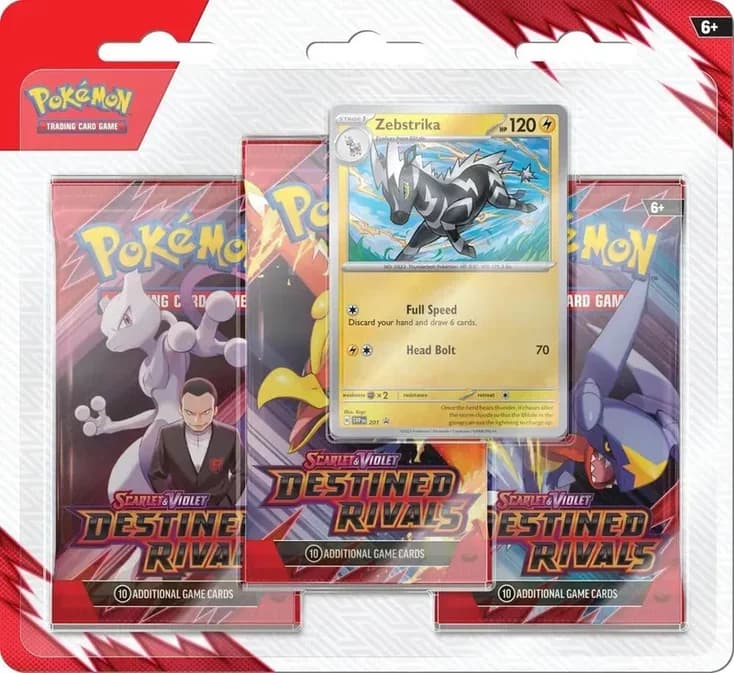 Destined Rivals 3-Pack Blister - Zebstrika – Blister